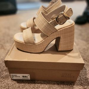 Steve Madden Valory Natural Raffia